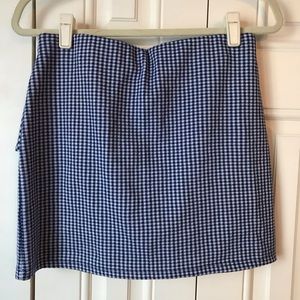 Topshop Skirts - NWT Topshop Blue Gingham Ruffle Skirt 6 Topshop Skirts - NWT Topshop Blue Gingham Ruffle Skirt 6